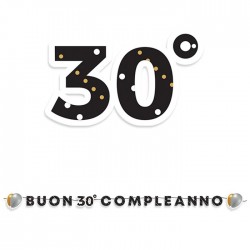 Kit scritta Maxi 30 compleanno