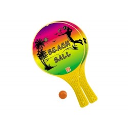 SET RACCHETTE FLUO BEACH BALL