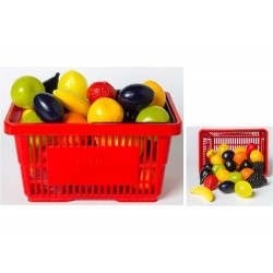CESTINO ROSSO FRUTTA 27PZ
