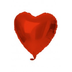 Heart Matte Red 45cm