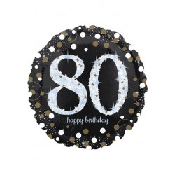 Standard Sparkling Birthday 80