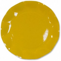 10 PIATTI CM.27 GIALLO