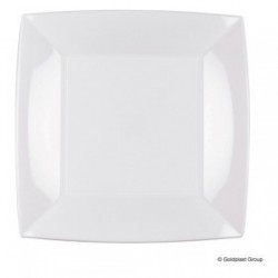 PIATTO RETT. NICE BIANCO 28X