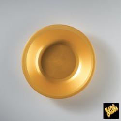 PIATTO FONDO ORO D.20CM 25PZ.