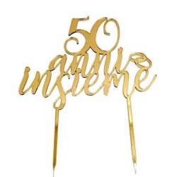 50 ANNI INSIEME ORO PLEXI...