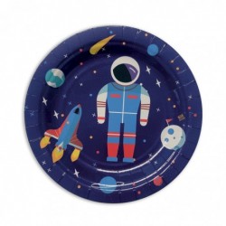 8 Piatti cm.18 Astronaut