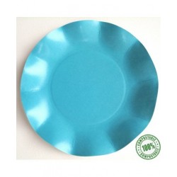 8 PIATTI NEW SHAPE TURCHESE...