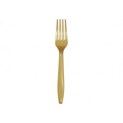 24 Forch.plast. h. 18 cm Oro