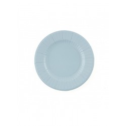 8 PIATTI ROUND CM.21 BLU...