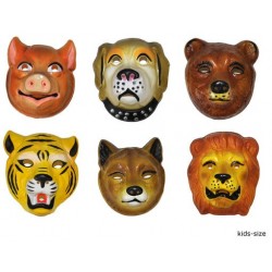 ANIMAL MASK CHILD 6ASST