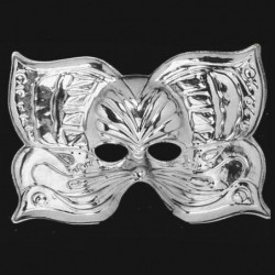 MASCHERA FARFALLA ARGENTO