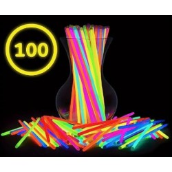 100 GLOWSTICKS GID20CM  MIX