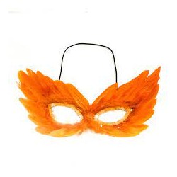 EYE MASK BUTTERFLY ARANCIO