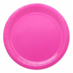 25 Piatti Ecolor cm.24 Fuxia
