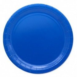 25 Piatti Ecolor cm.24 Blu