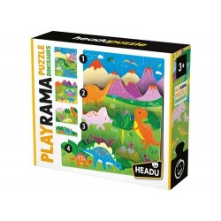 PLAYRAMA PUZZLE DINOSAURI