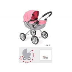 CARROZZINA LILLI ROSA/GRIGIO