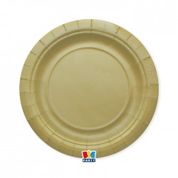 25 Piatti Ecolor cm.24 Oro...