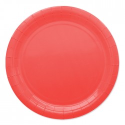 25 Piatti Ecolor cm.24 Rosso