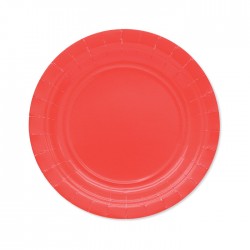 25 Piatti Ecolor cm.18 Rosso